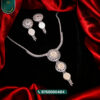 Silver Necklace and Earring Set